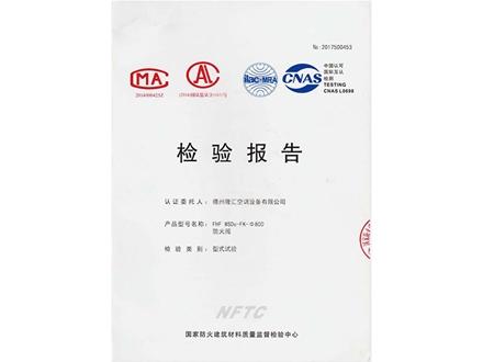 檢驗(yàn)報告